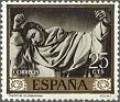 Spain - 1962 - Characters - 25 CTS - Multicolor - España, Zurbaran - Edifil 1418 - Francisco de Zurbaran "San Serapio" - 0